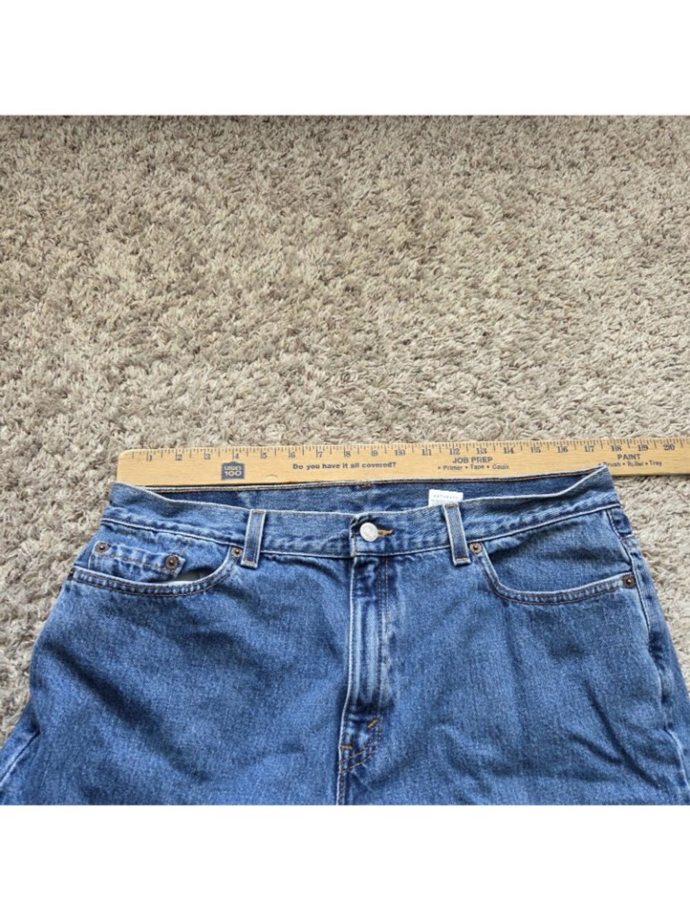 Vintage Levis 505 Jeans Womens 16 MIS S Lower Rise Straight Leg Denim USA Made - Picture 3 of 8